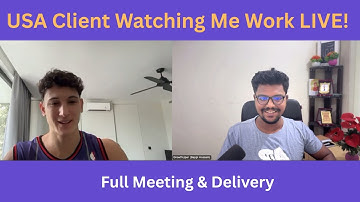Working with Remote Access in Front of Client – Full Live Process!