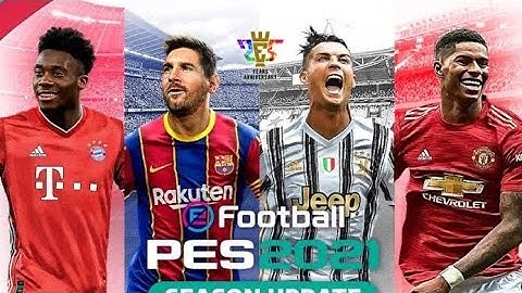 eFootball PES 2021 Mobile Patch 2021 V4.6.2 Android New Menu Full License Original Logos and Kits