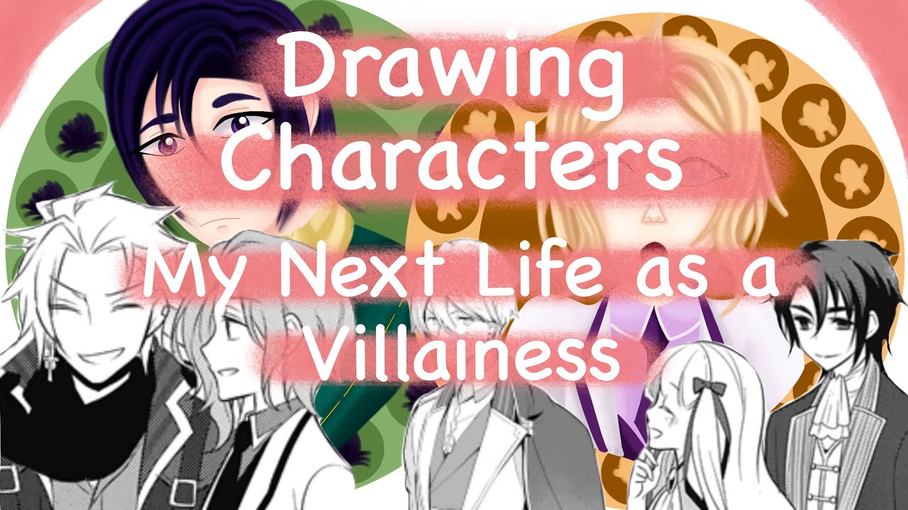 Drawing Characters from My Next Life as a Villainess (Male Leads) - YouTube