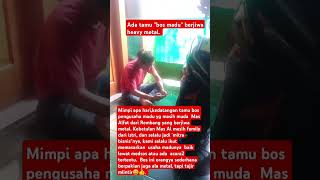 ADA TAMU BOS MADU BERJIWA  HEAVY METAL. #viralvideo #shorts #boss #.
