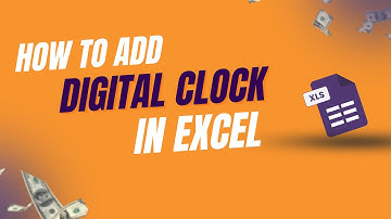 How to Create a Digital Clock in Excel | Step-by-Step Tutorial for Beginners (2025)