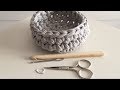 Tuto #2 Travailler en spirale : La corbeille au crochet