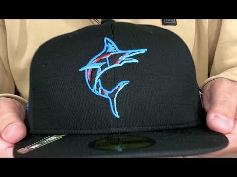 marlins batting practice hat