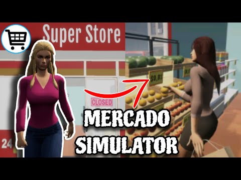 ABRIMOS UM SUPERMERCADO!🤑 Mercado Simulator