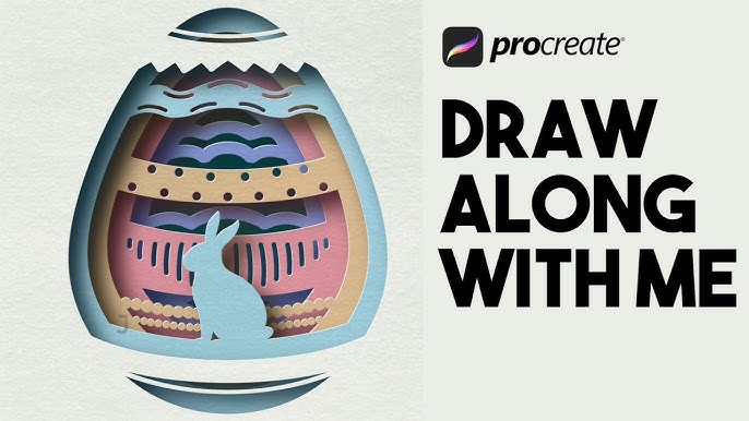 How to create Reatistic Cut Paper Effect in Procreate  Easy step by step  tutorial with free brushes 