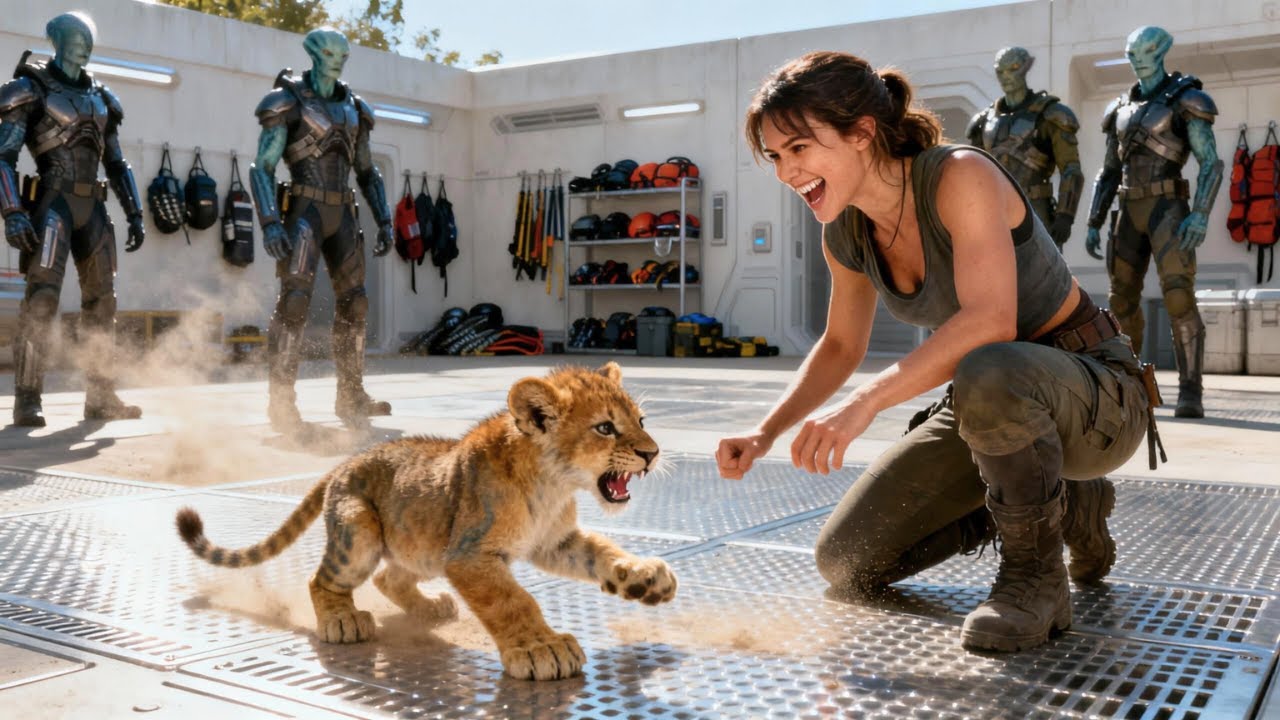 The Predator Cub Growled at the Human During Play — Cadets Froze, but She Growled Back and Laughed