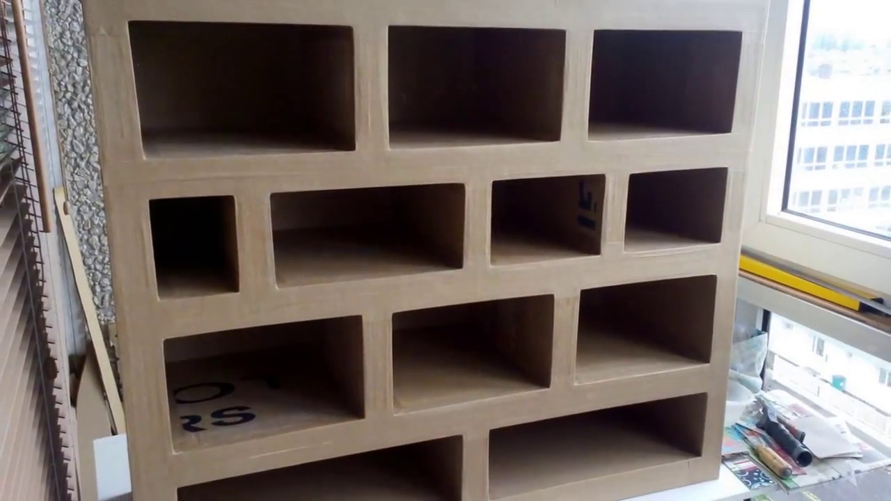 Diy : commode en carton pour chambre de garçon youtube