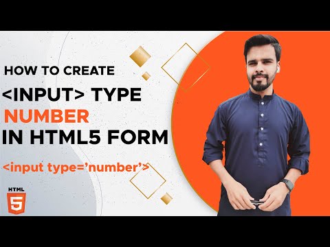 Input Type Number in HTML in Urdu/Hindi | Input Type Number in HTML Form | HTML5 Tutorial