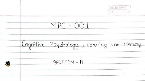 MPC 01 solved assignment 2022-2023| MPC 01 solved handwritten assignment 2022-2023| MPC 01 PDF | MPC