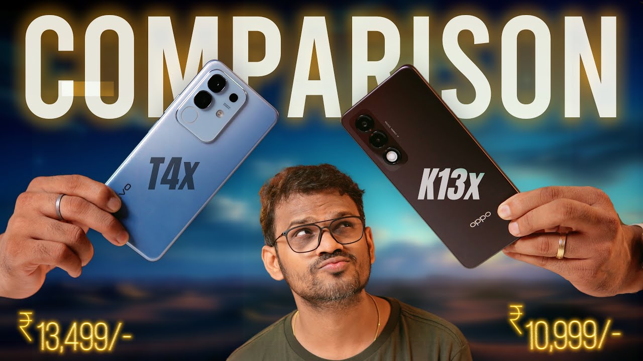 OPPO K13x 5G vs Vivo T4x 5G Comparison 🔥 Best Phone Under 15000