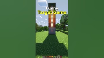 Funny Target Game in Minecraft – Redstone Tutorial | CupSapling #minecraft #redstone #shorts