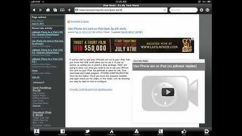 iPad , iPhone Application Review On "Skyfire" Web Browser And Flash Video Player