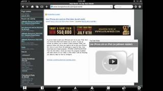 iPad , iPhone Application Review On "Skyfire" Web Browser And Flash Video Player screenshot 5