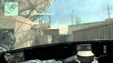 MW3 - Spawn throwing knife on Dome