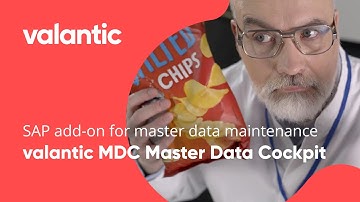 SAP add-on for master data maintenance: valantic MDC Master Data Cockpit