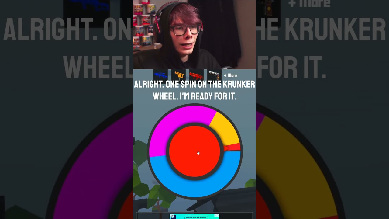 A SINGLE SPIN ON THE KRUNKER WHEEL...