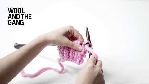 How to Knit Twisted Rib Stitch