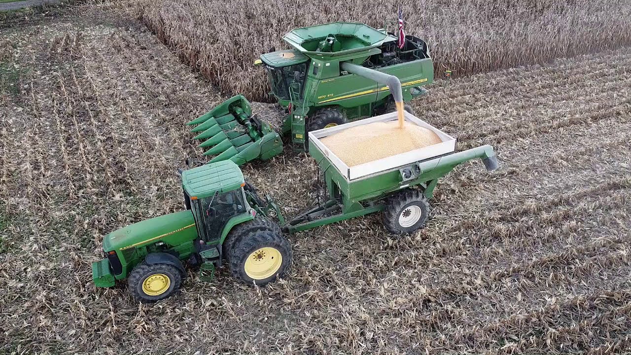 Corn Harvest Irishtown Acres YouTube