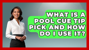 What Is A Pool Cue Tip Pick And How Do I Use It? - Billiards Hustlers