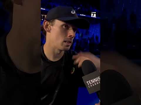 Alex de Minaur came back from the brink in Turin 🥹 #tennis #tennisplayer #atpfinals #sports