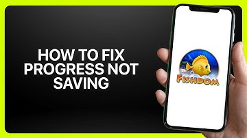 How To Fix Progress Not Saving In Fishdom 2025! Tutorial