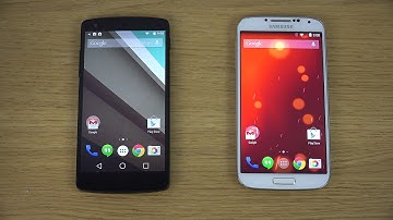Android L vs. Android 4.4 KitKat - Review (4K)