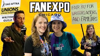 Conventions feel DIFFERENT during the WGA/SAG-AFTRA strikes!! | FAN EXPO Chicago 2023