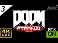 Doom Eternal - Cultist Base - 4K HDR RT On 60 fps PC [No Commentary]