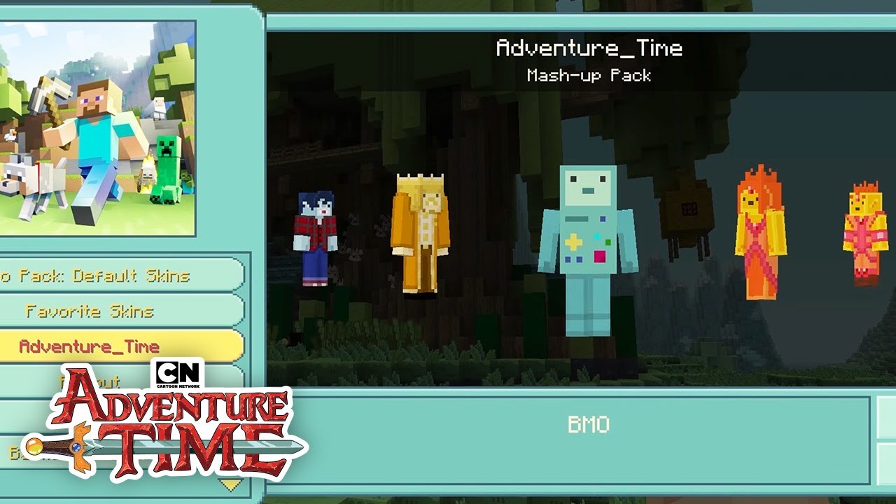 CN Playin | Adventure Time Minecraft: Environments Overview | Cartoon