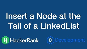Hacker Rank Practice - Insert a Node at the Tail of a Linked List