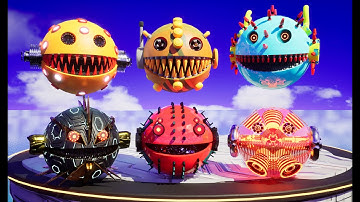 ROBOT PACMAN vs MONSTER PACMAN - EPIC SHOWDOWN #robotpacman #robot_pacaman #pacman