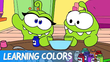 Learning colors with Om Nom - Coloring Book (Om Nom Stories: Video Blog)