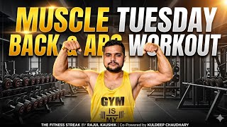 Tuesday Back And Abs Workout 😱😱🔥🔥 The Fitness Streak  is live!