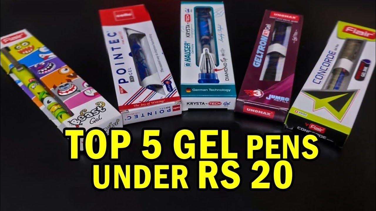 Top 5 gel pens under Rs 20 Best Gel Pens in India Aarav Rajput