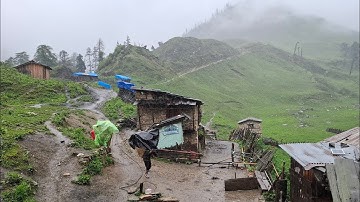 Surviving Life in the Nepali Mountains During the Rainy Season | Rural Village Documentary Video ||