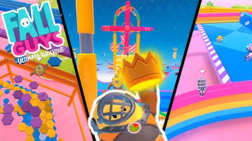 How to get through the middle ramp in The Whirlygig in Fall Guys