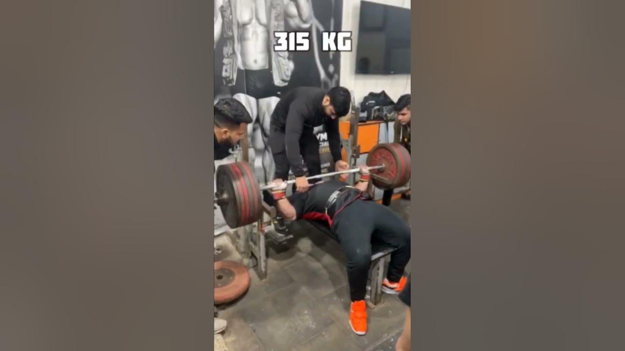 The Powerlifter Bench Presses