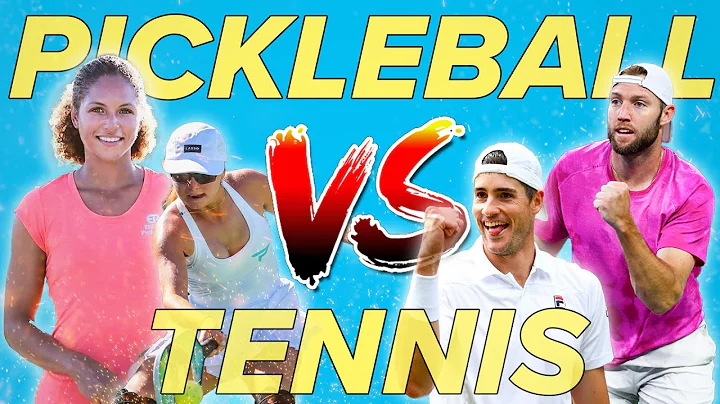 Pickleball PROS vs Tennis PROS - HIGHLIGHTS - (Irv...