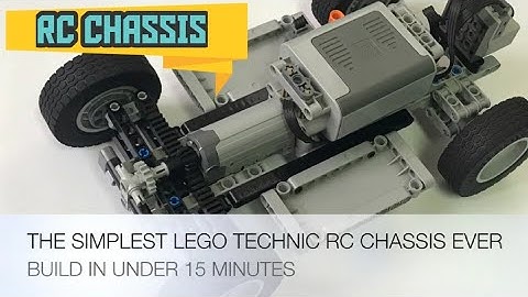 The Simplest LEGO Technic RC Chassis Ever (Build under 15 minutes)