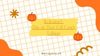 This Or That: Fall Candy Edition