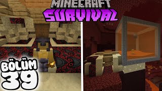 BU SERİNİN 1. YILINA ÖZEL BLAZE FARMI | Minecraft Survival | Bölüm 39