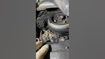 Engine Oil Leak On Timing Belt #oil #leak #car #repair