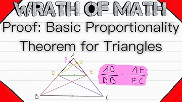 Proof: Basic Proportionality Theorem for Triangles | Geometry