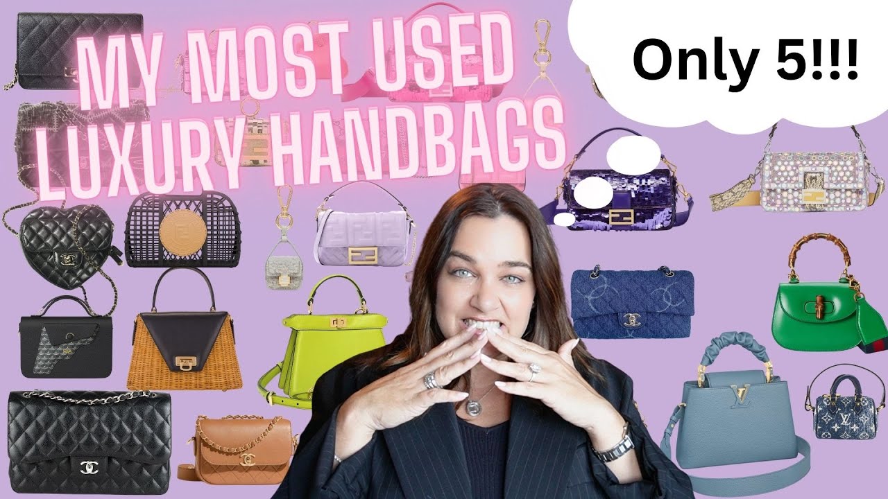 MY TOP 5 MOST USED BAGS! Ft: Louis Vuitton, YSL, Ferragamo, Chanel