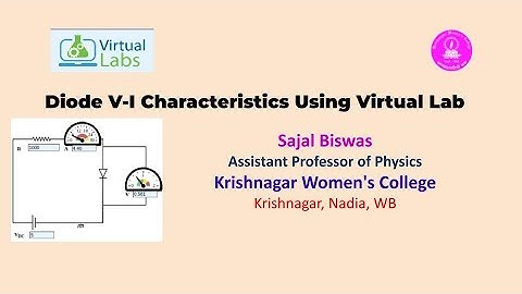 VI Characteristics of a Diode using VLAB Video -2