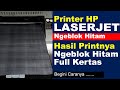 PERBAIKI HASIL PRINT NGEBLOK HITAM FULL KERTAS DI PRINTER HP LASERJET