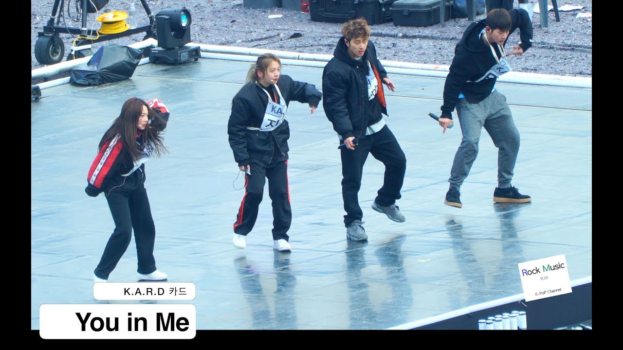 K.A.R.D 카드 [Rehearsal 4K 직캠]You in Me@180224 락뮤직