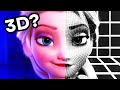 What is "3D" in Disney 3D Animated Movies?