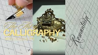 Copperplate Calligraphy Series: Week 1 - Tools & Tips with Warm-up Practice