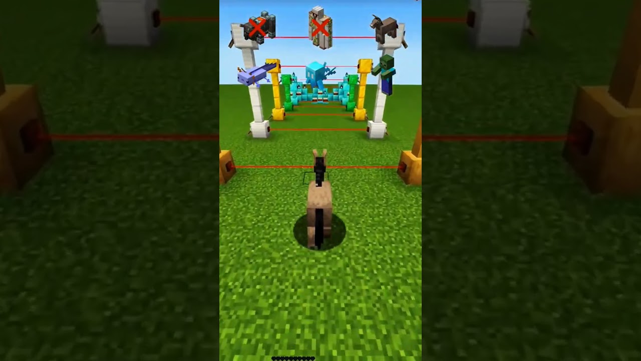 Minecraft mob Parkour Challenge: Who Can Complete This Impossible Course? 